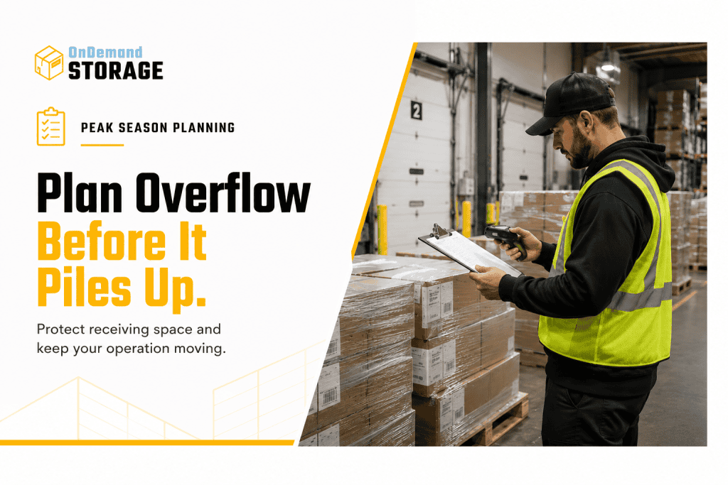 Overflow Storage for Boston Peak Season Demand